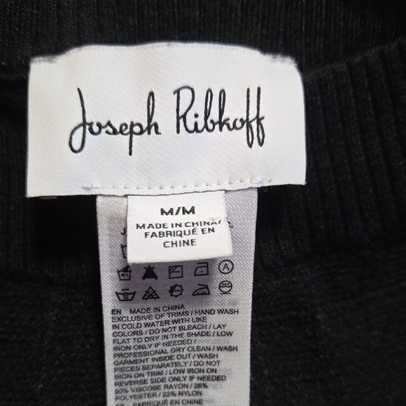 Joseph Ribkoff Black Wide-Leg Trousers - Picture 2 of 9